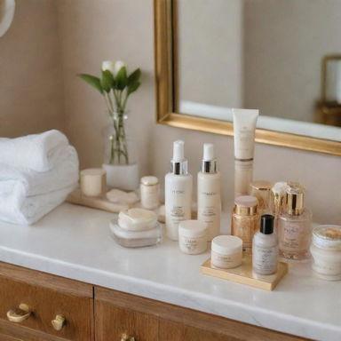 Natural skincare routine